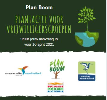 Plan Boom: plantactie voor vrijwilligersgroepen